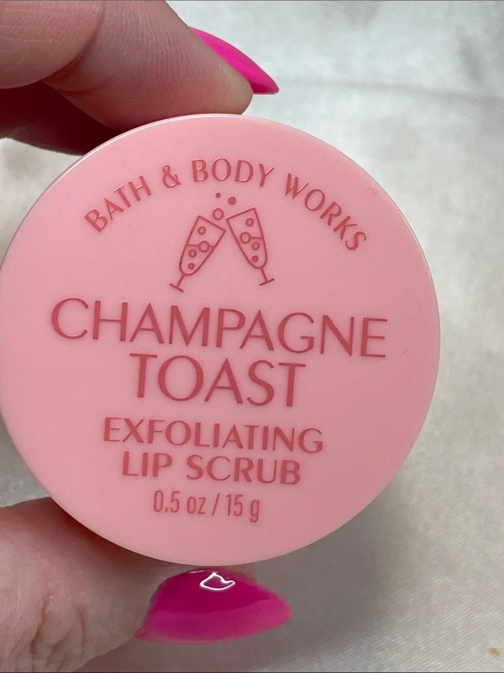 Bath & Body Works Champagne Toast Exfoliating Lip Scrub NEW